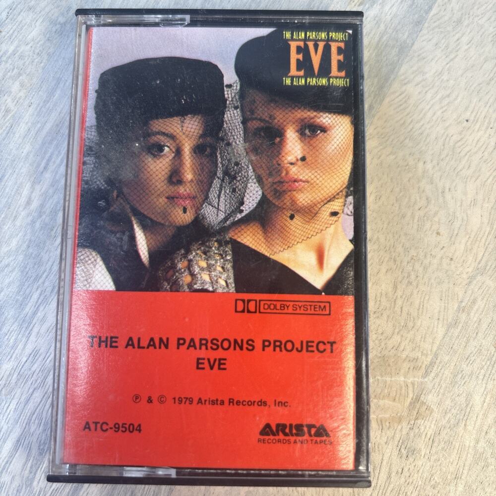 The Alan Parsons Project Eve Cassette Tape 1979 Arista Progressive Rock
